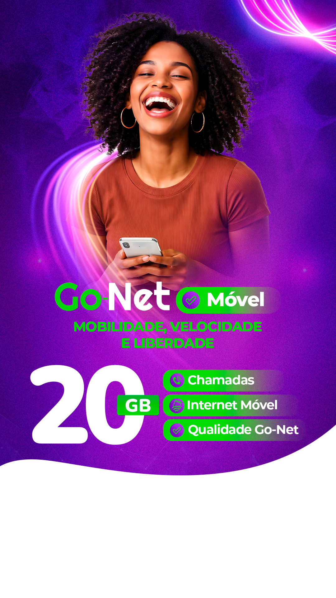 Plano movel Go-Net 20 GB