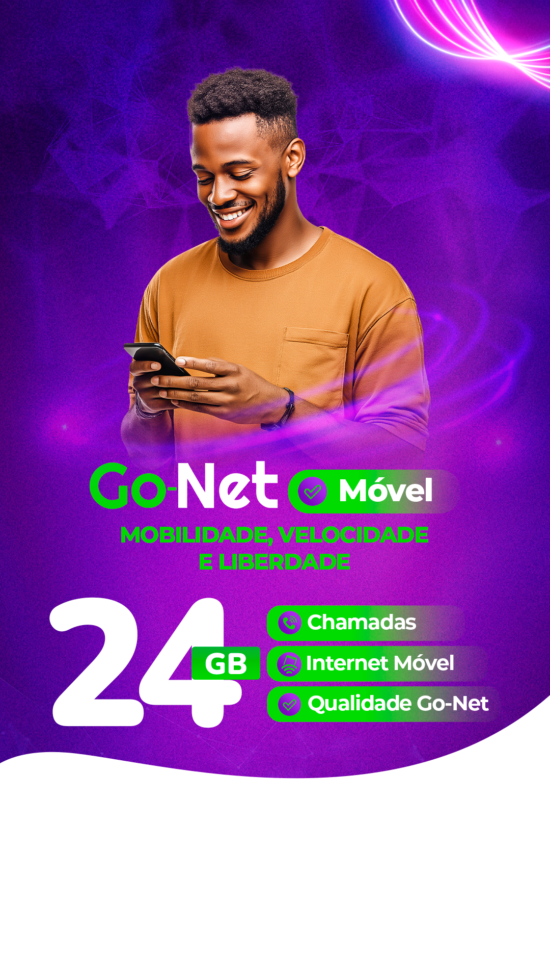 Plano movel Go-Net 24 GB